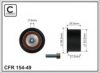 CAFFARO 154-49 Deflection/Guide Pulley, timing belt
